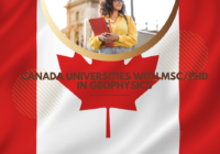 Top Schools in Canada that offers Msc/Phd in Geophysics